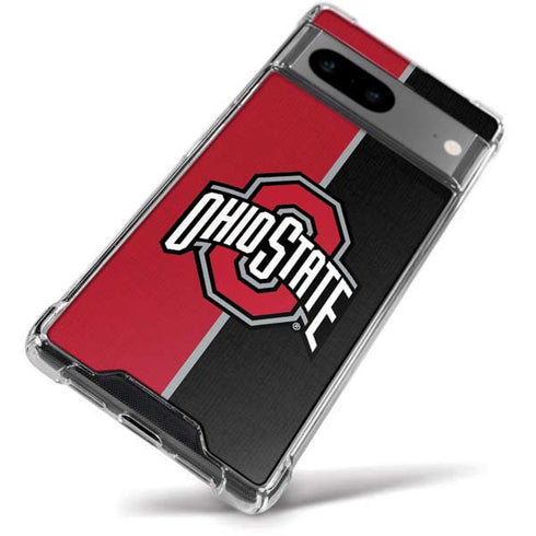 Ohio State University OSU Buckeyes Split Google Pixel 8 Clear Case